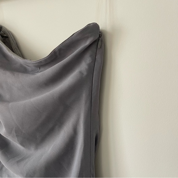 SNDYS / REVOLVE NORA DRESS strapless grey maxi dress - Picture 7 of 8